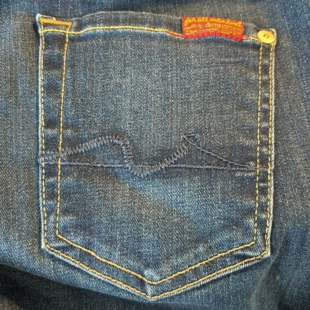 Seven for all mankind Jimmie straight leg dark wash in 24 - Picture 6 of 7